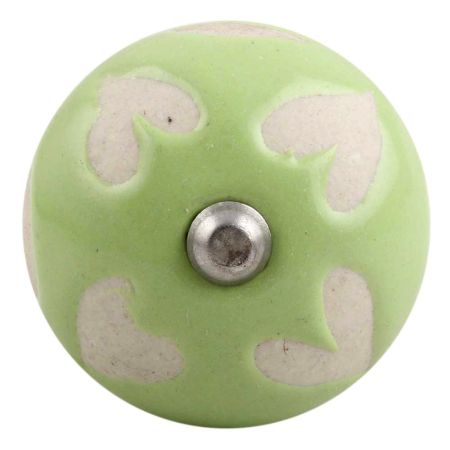 Light Green Ecthed Ceramic Wine Stopper